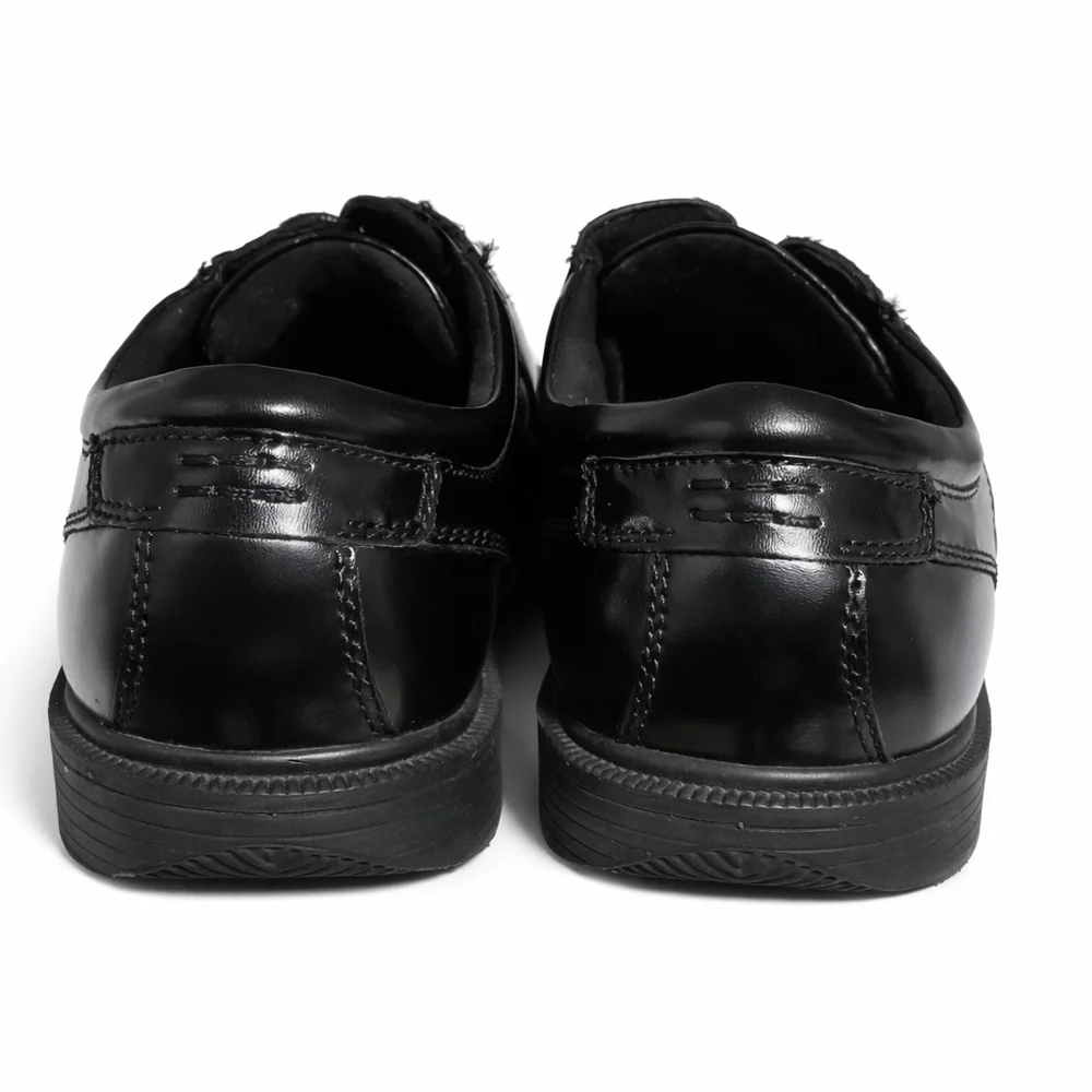 Nunn Bush Bourbon Street Moc Toe Lace-Up Dress Shoes Men, Black, Size 9.5